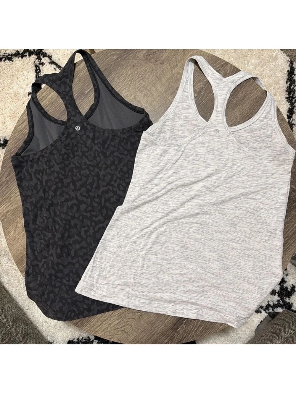 Lululemon Women size 10? Cool Racerback II Nulu Wee Are From Space Gray and Camo - Picture 2 of 4